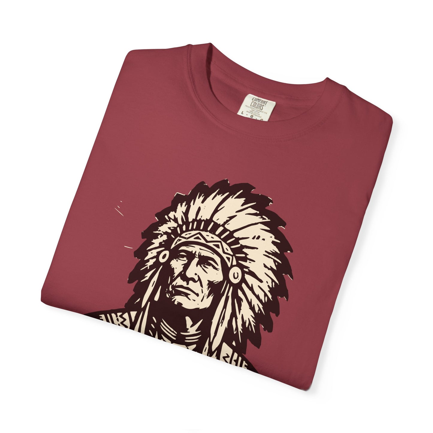 Revolution Graphic T-Shirt - Native Chief First Nation Illustrated Tee