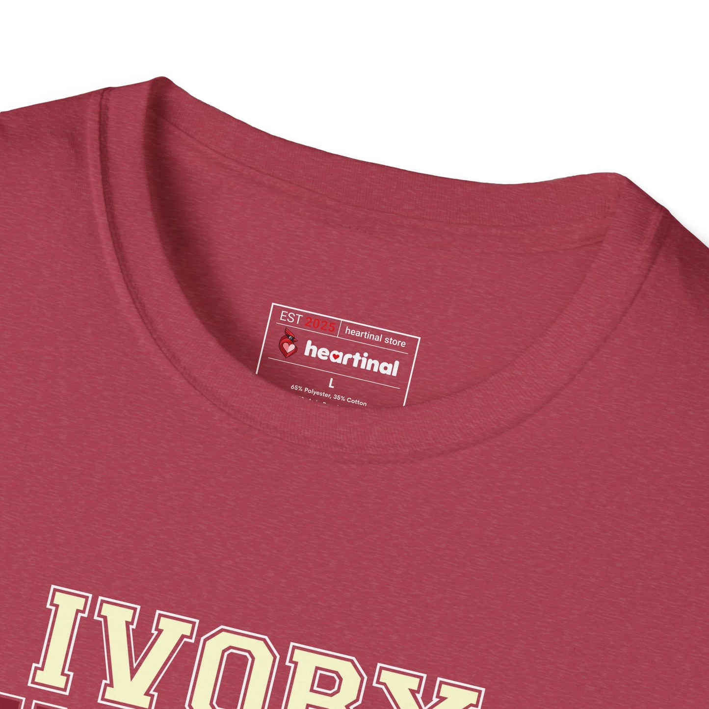 Ivory Burgundy Strong T-Shirt — Head & Neck Cancer Fight Club Awareness Tee