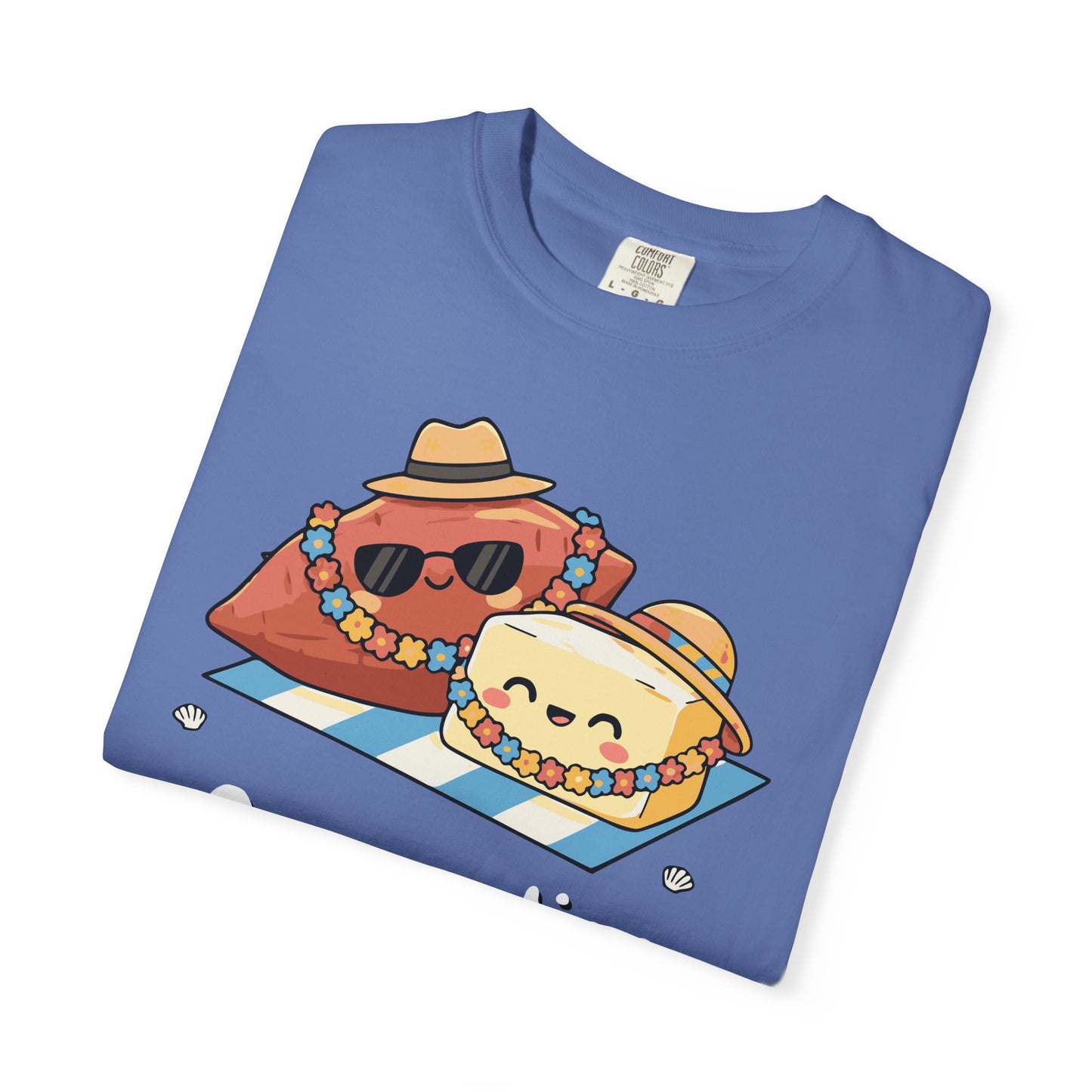 "On vacation with my butter half" Couples Tee — Cute Vacation Yam Butter Summer T-Shirt
