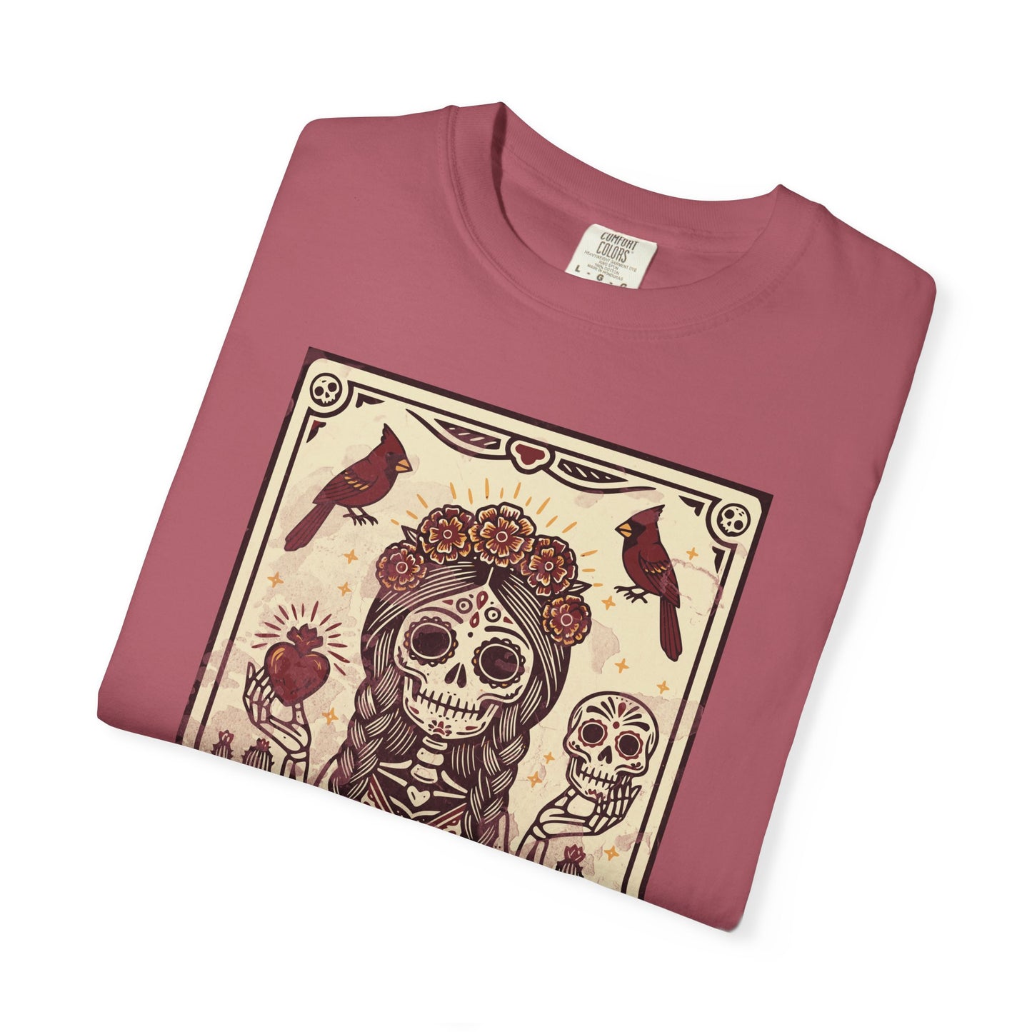 "La Muerte Amada" T-Shirt — Day of the Dead Skull Art Tee