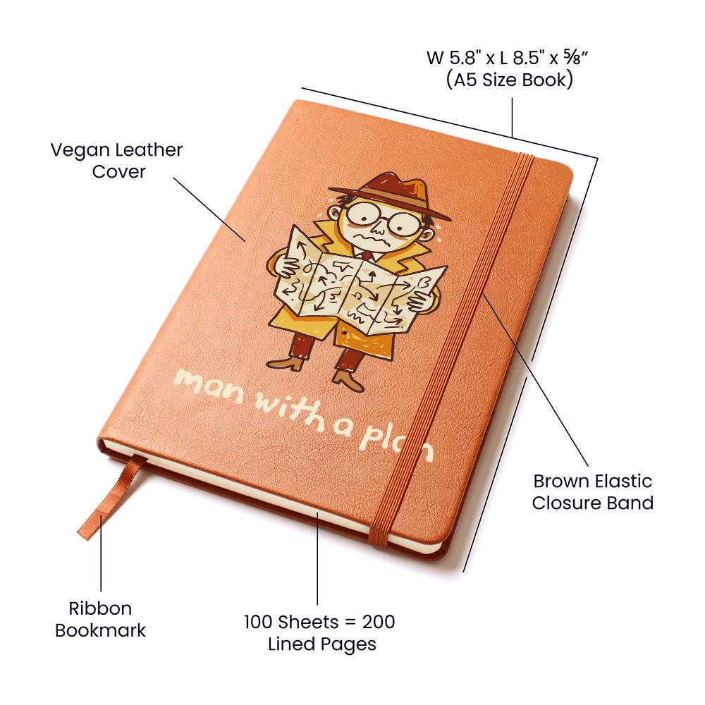 "Man with a Plan" Graphic Journal: Strictly Top Secret Scribbles