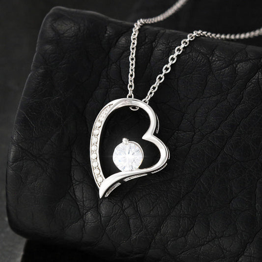 Forever Love Necklace: with Personalized message card (optional)