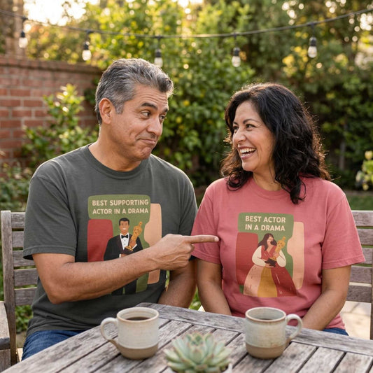 "Best Actor in a Drama" Couples Tee - Funny Unisex Award T-Shirt