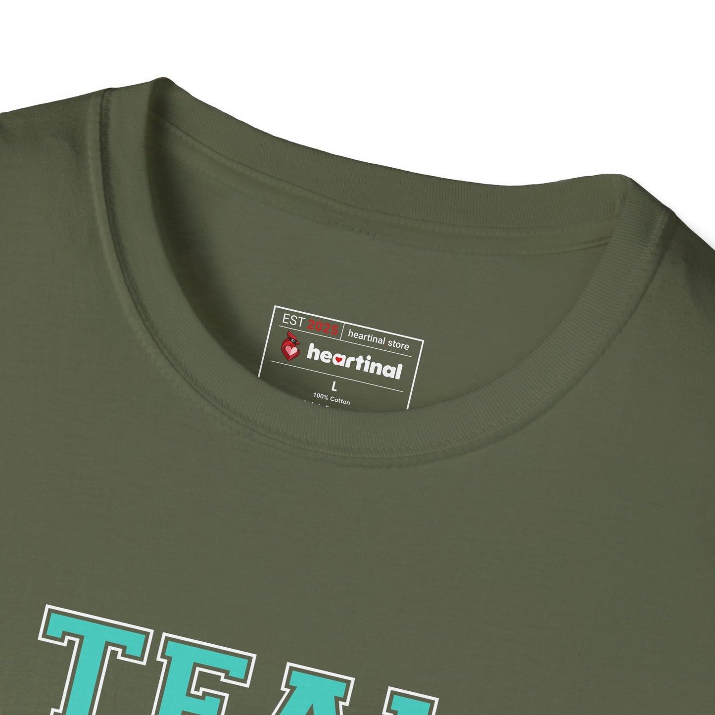 Teal Strong T-Shirt — Ovarian Cancer Awareness Support Tee