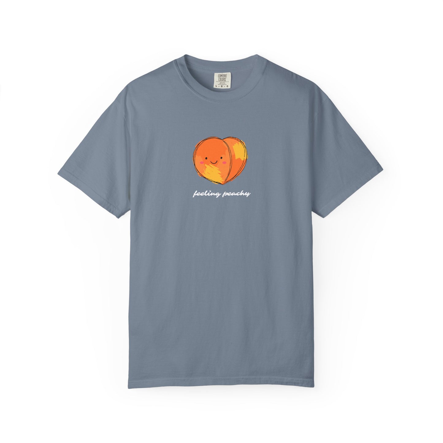 "Feeling Peachy" T-Shirt — Cute Kawaii Peach Graphic Tee