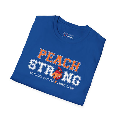 Peach Strong T-Shirt — Uterine Endometrial Cancer Fight Club Awareness Tee
