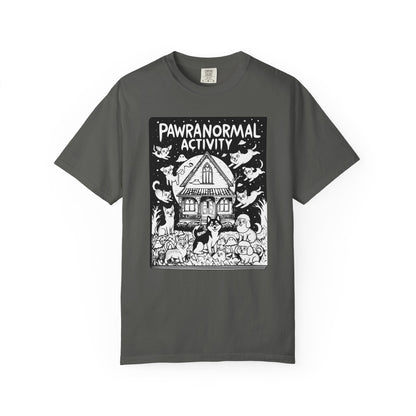 "Pawranormal Activity" Dog T-Shirt - Haunted House Fun Graphic Tee