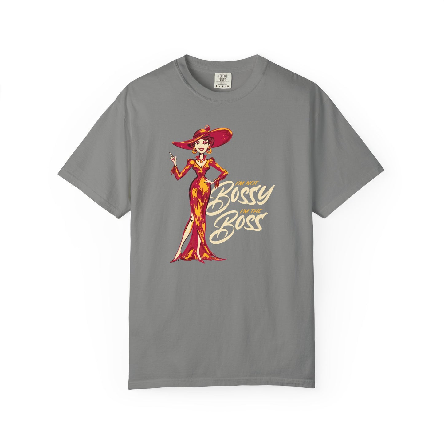 "I'm not Bossy, I'm the Boss" Graphic T-Shirt — Vintage Glam Lady Fashion Tee