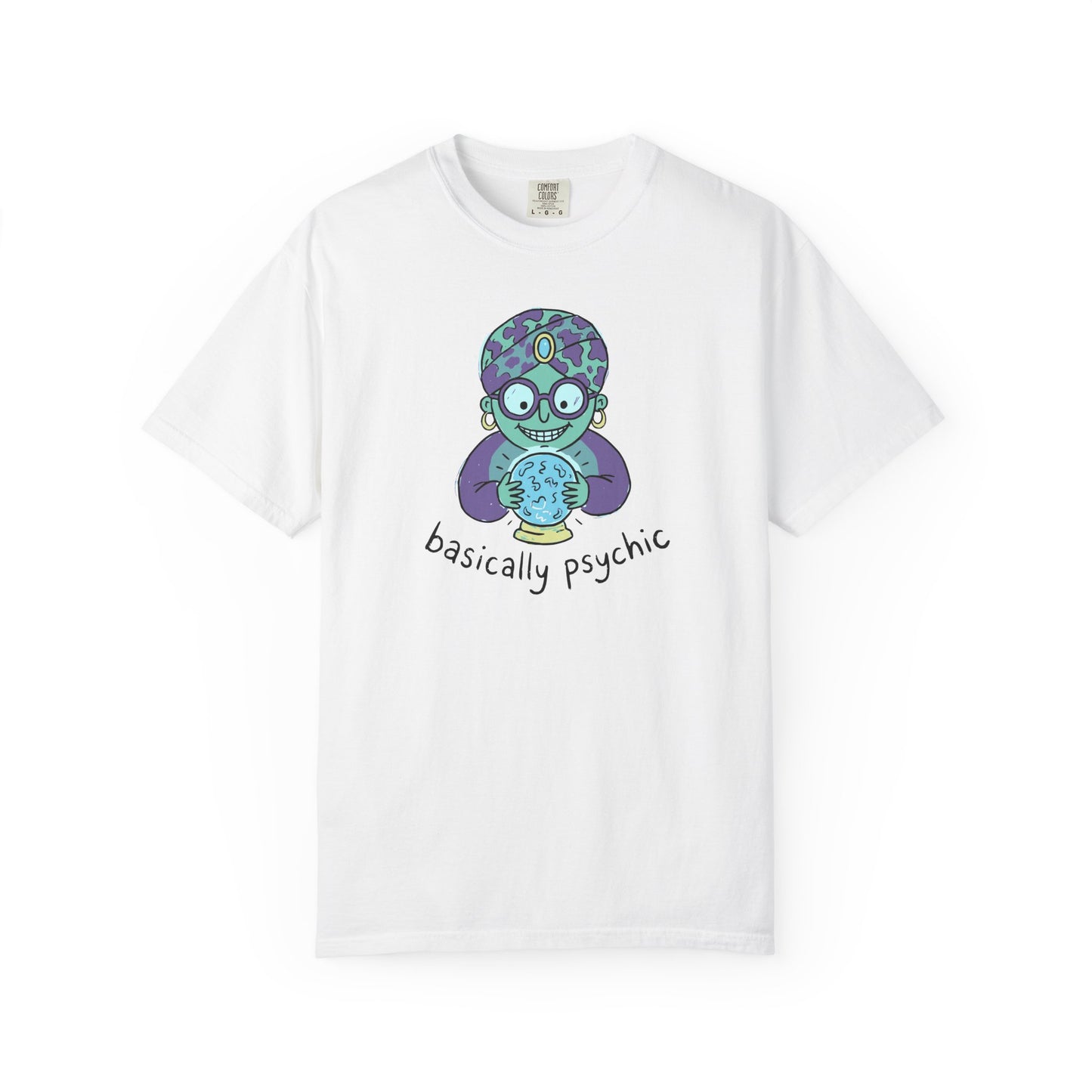 "Basically Psychic" T-Shirt - Cute Fortune Teller Graphic Tee