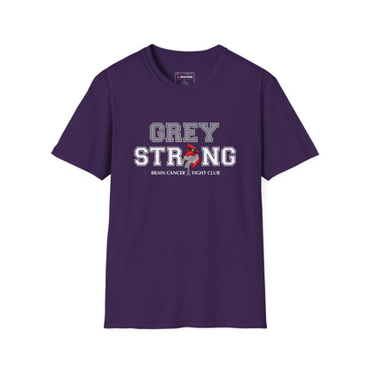 Grey Strong T-Shirt – Brain Cancer Fight Club Support Tee