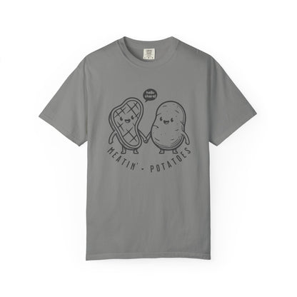 Meatin' Potatoes T-Shirt — Cute Steak & Potato Graphic Tee