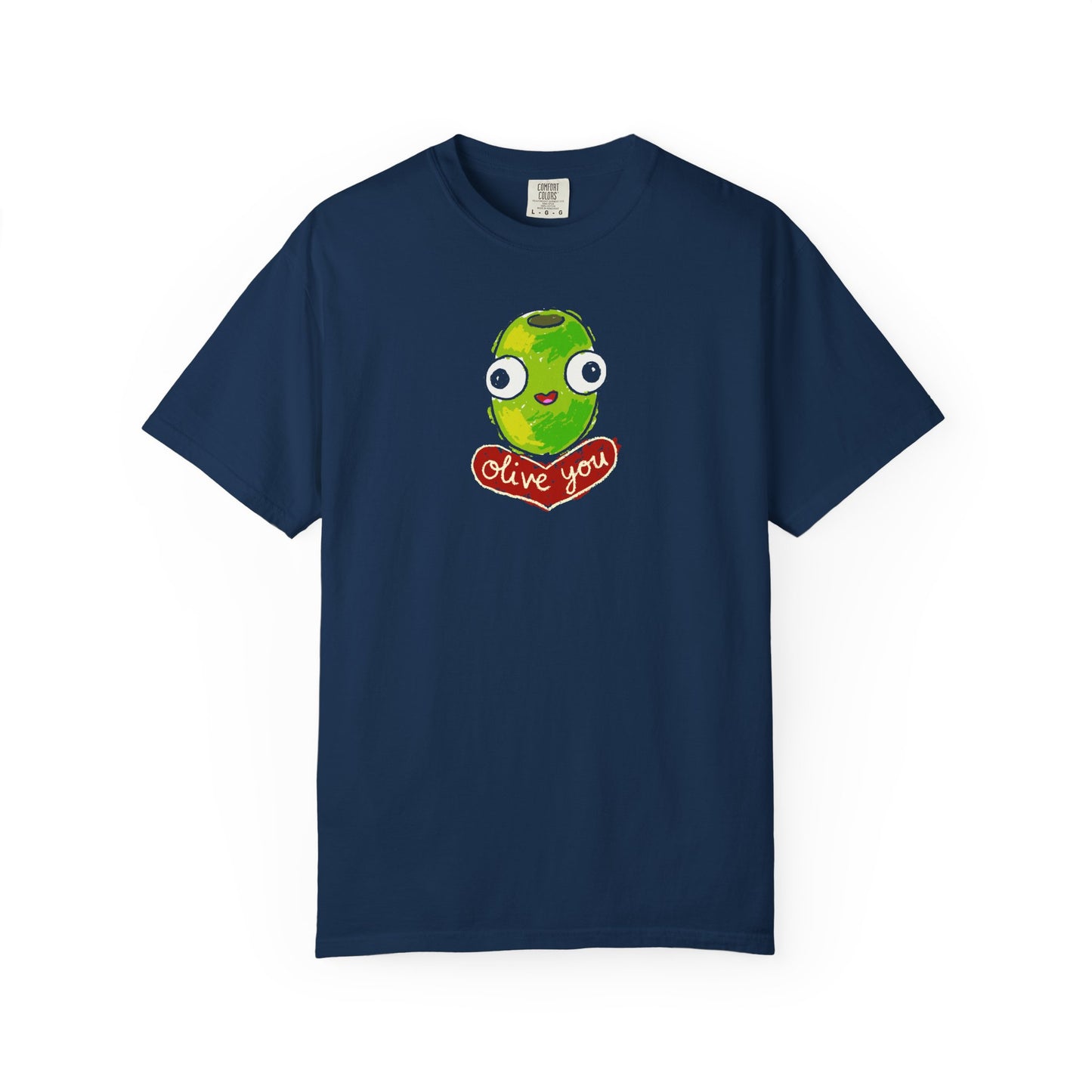 "Olive You" Cute Graphic T-Shirt - Love Tee