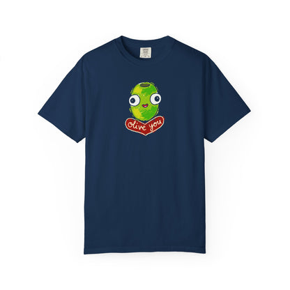 "Olive You" Cute Graphic T-Shirt - Love Tee