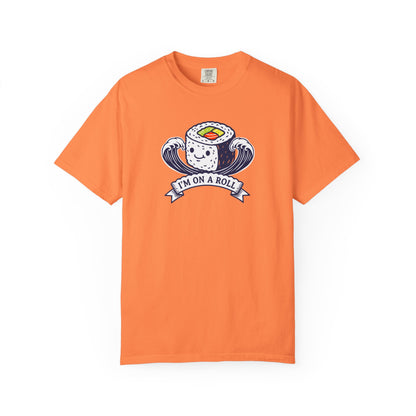 I'm On A Roll Sushi T-Shirt — Cute Kawaii Seafood Graphic Tee