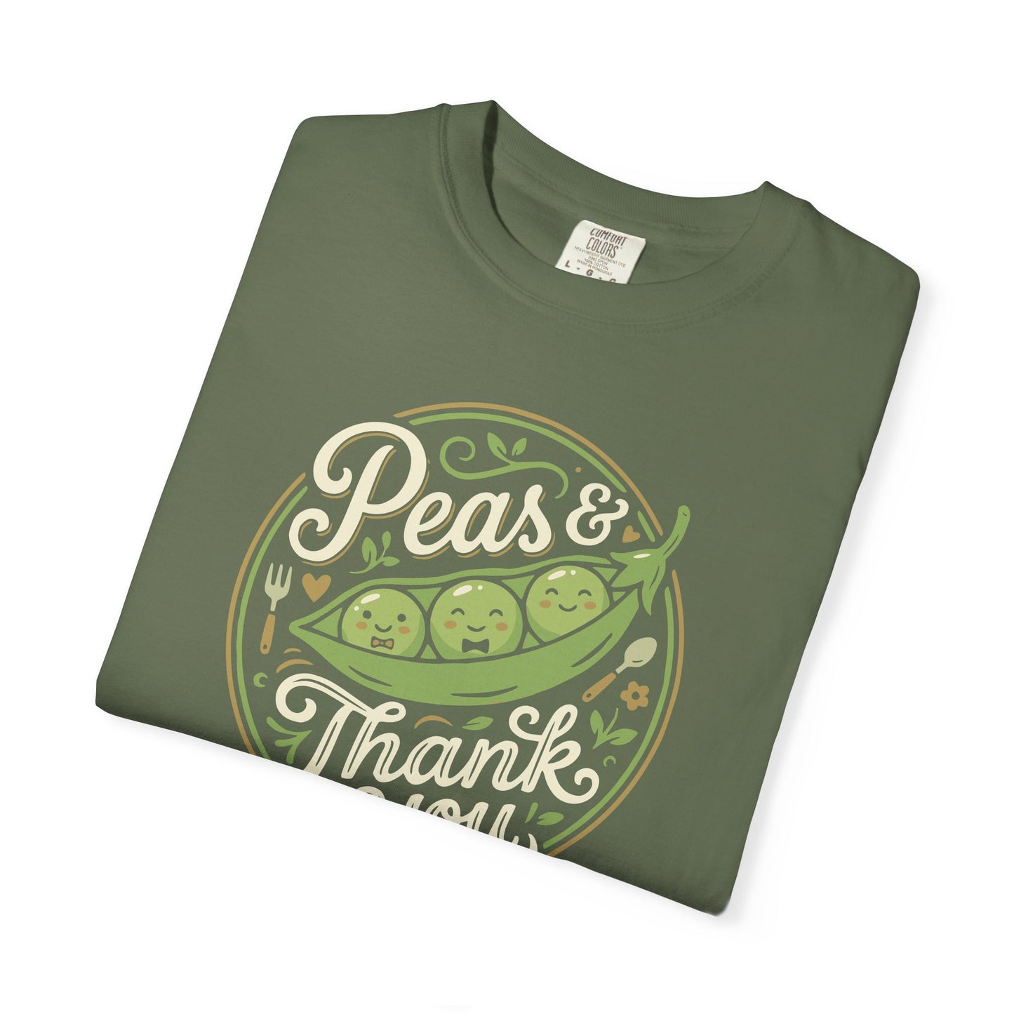 Peas & Thank You T-Shirt — Cute Polite Punny Graphic Tee