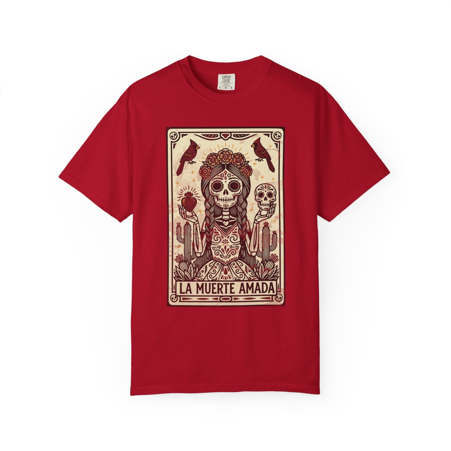 "La Muerte Amada" T-Shirt — Day of the Dead Skull Art Tee