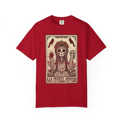 "La Muerte Amada" T-Shirt — Day of the Dead Skull Art Tee