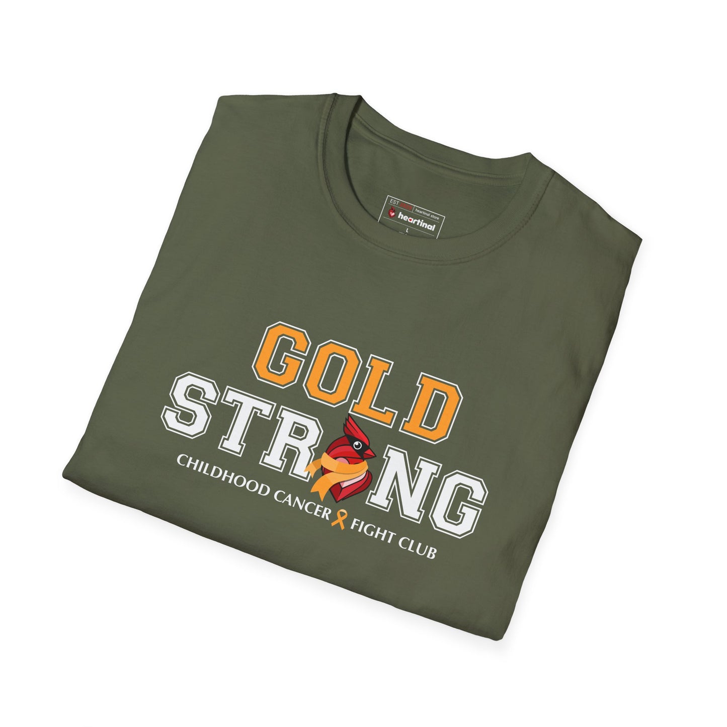 Gold Strong - Childhood Cancer Awareness T-Shirt
