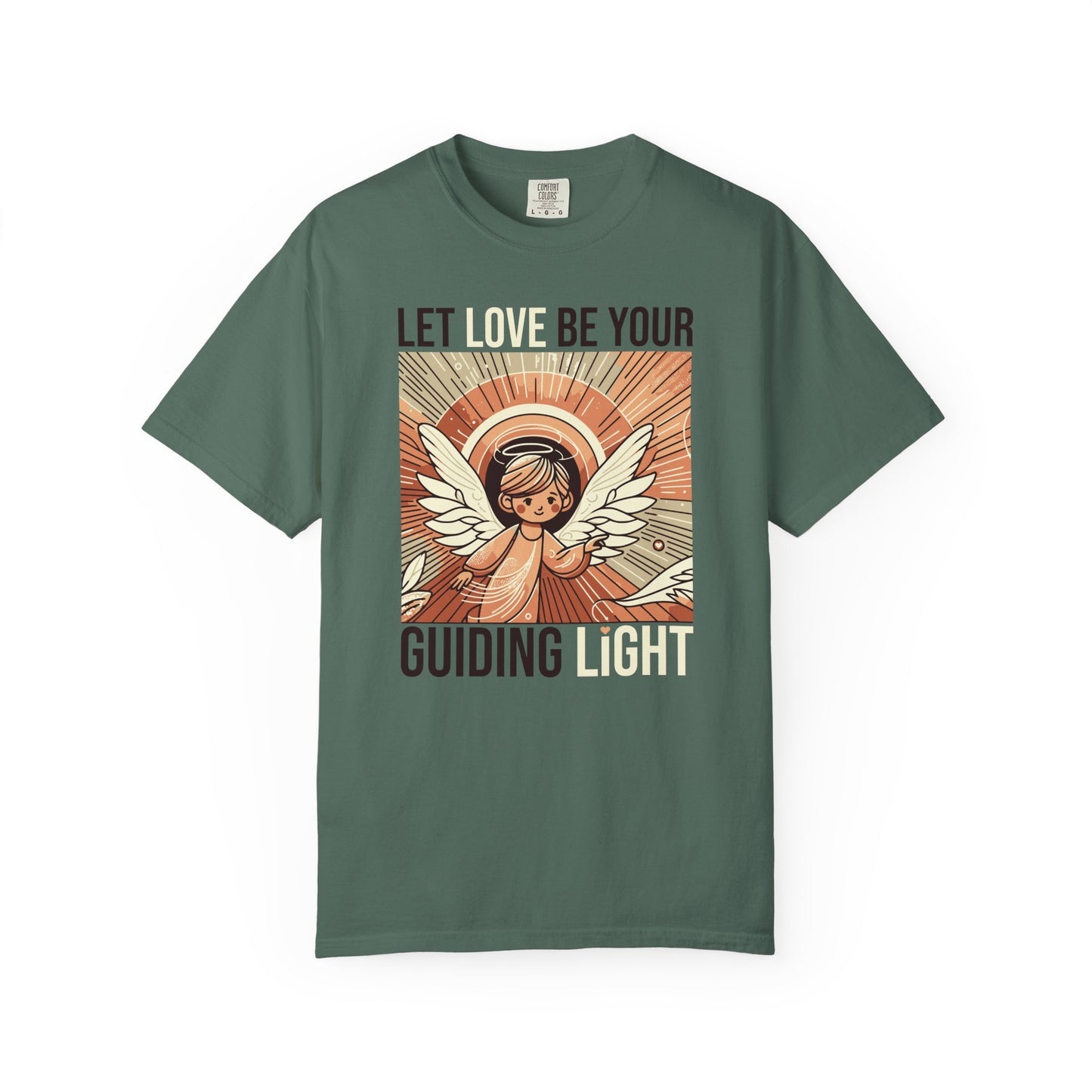Let Love Be Your Guiding Light T-Shirt — Angelic Inspirational Graphic Tee