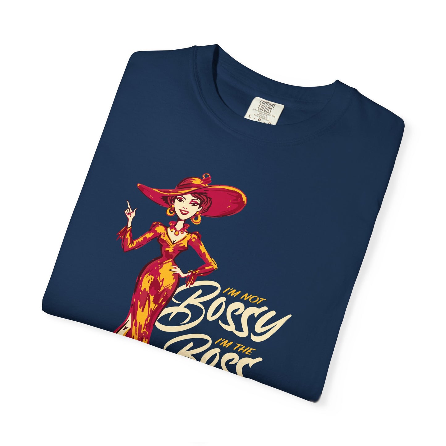 "I'm not Bossy, I'm the Boss" Graphic T-Shirt — Vintage Glam Lady Fashion Tee
