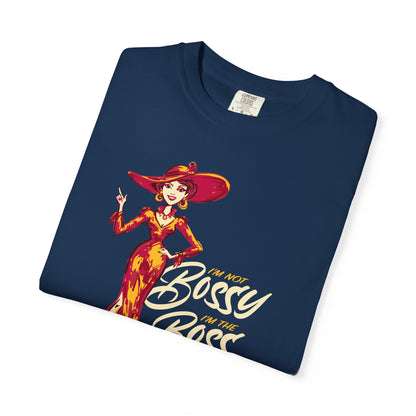 "I'm not Bossy, I'm the Boss" Graphic T-Shirt — Vintage Glam Lady Fashion Tee