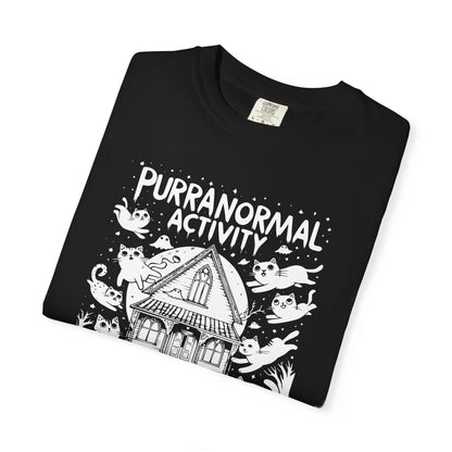 "Purranormal Activity" Cat T-Shirt — Spooky Paranormal Cat Lovers Graphic Tee