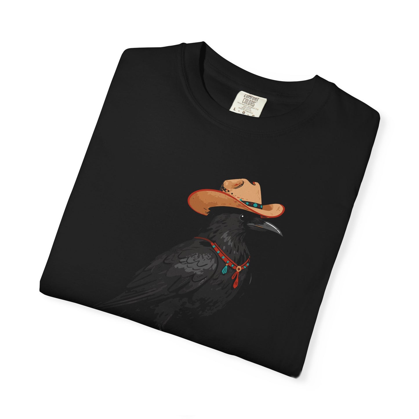 "Cawgirl" Couples Tee  — Western Raven Cowgirl Graphic T‑Shirt
