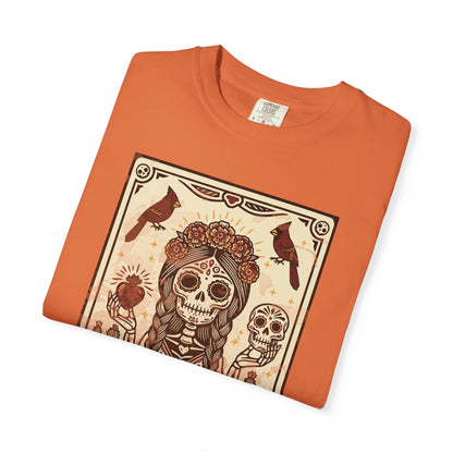"La Muerte Amada" T-Shirt — Day of the Dead Skull Art Tee