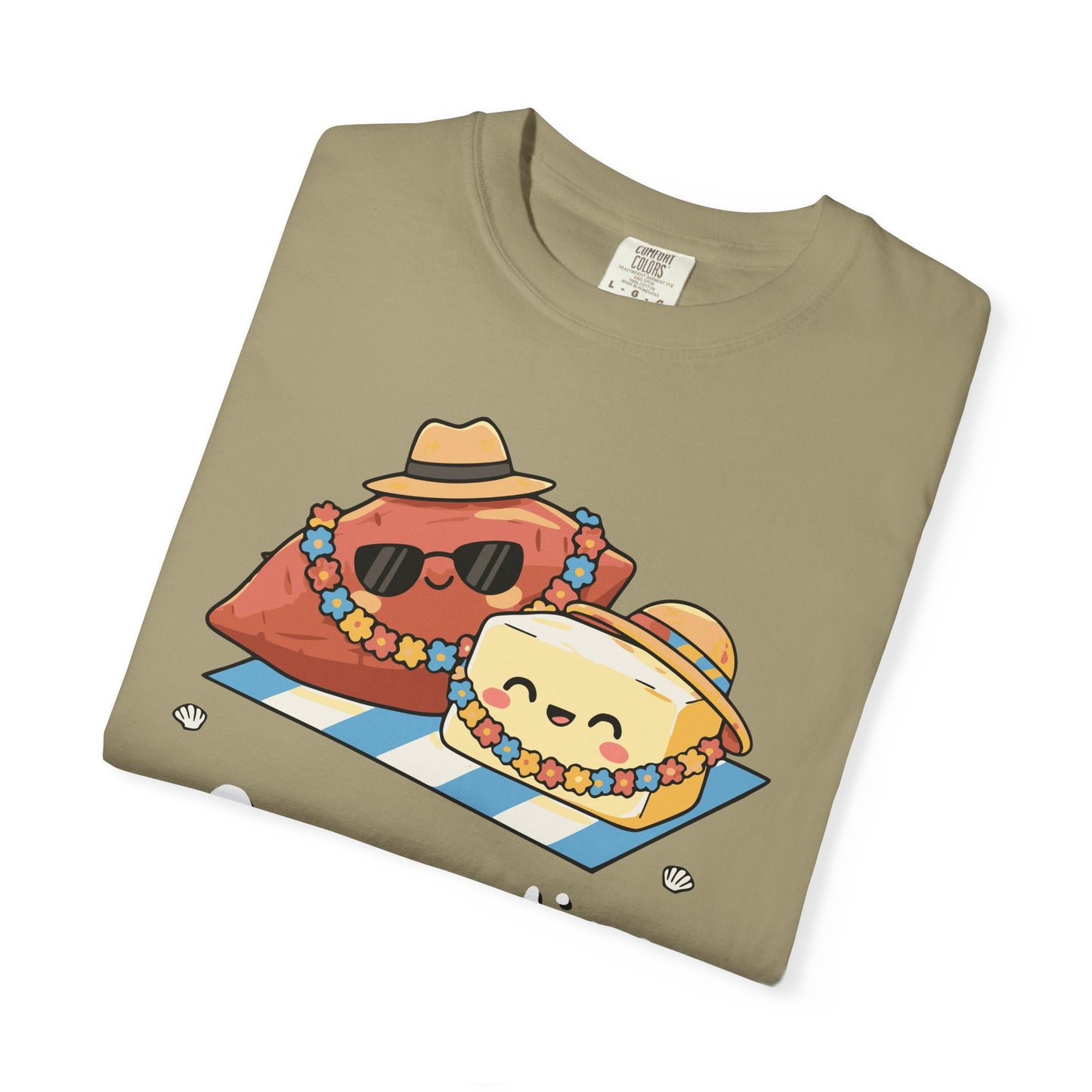 "On vacation with my butter half" Couples Tee —  Cute Vacation Yam Butter Summer T-Shirt