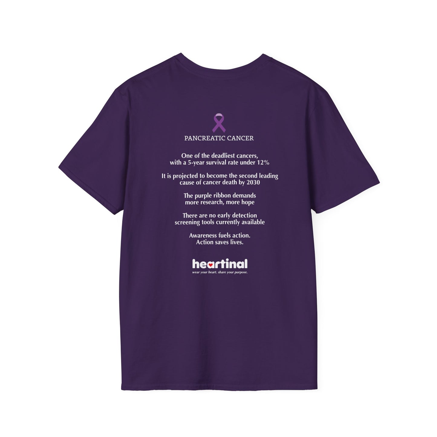 Purple Strong T-Shirt — Pancreatic Cancer Awareness Support Tee