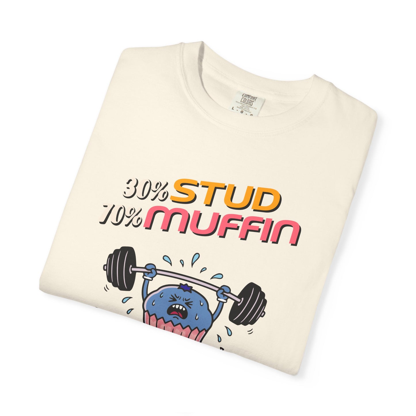 "Stud Muffin" T-Shirt — Cute Funny Gym Cupcake Fitness Design