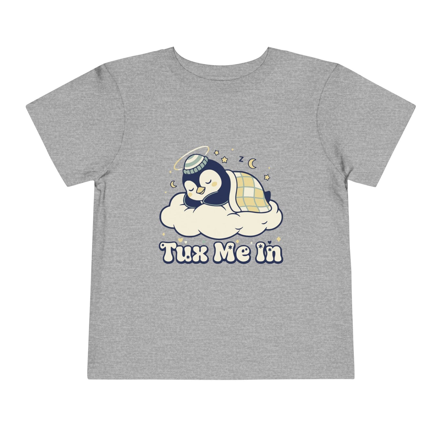 'Tux Me In' Toddler Tee —  Sleepy Penguin Short Sleeve Kids Shirt