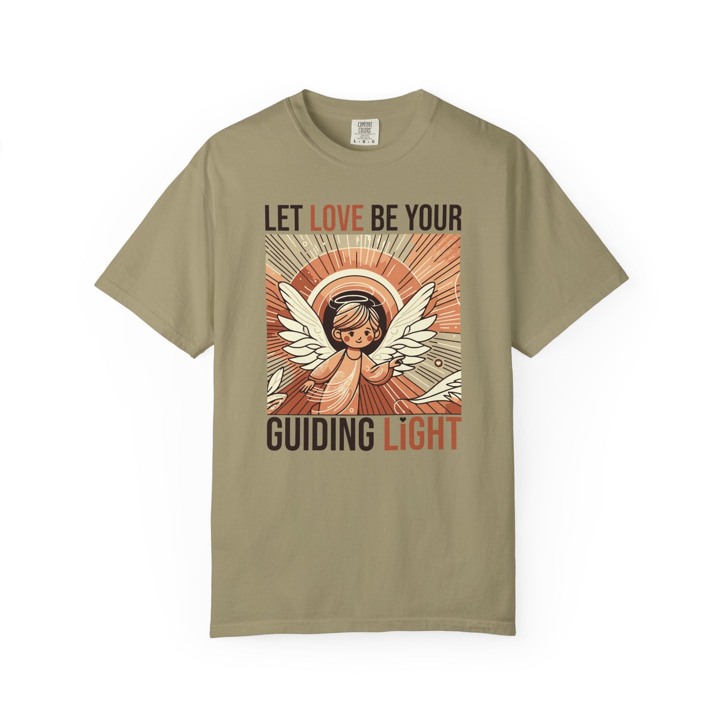 Let Love Be Your Guiding Light T-Shirt — Angelic Inspirational Graphic Tee