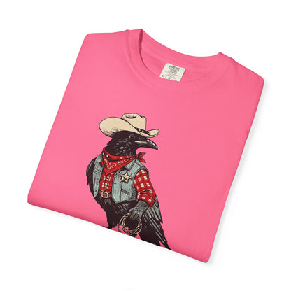 "Cawboy" Couples Tee — Western Crow Cowboy Graphic T-Shirt