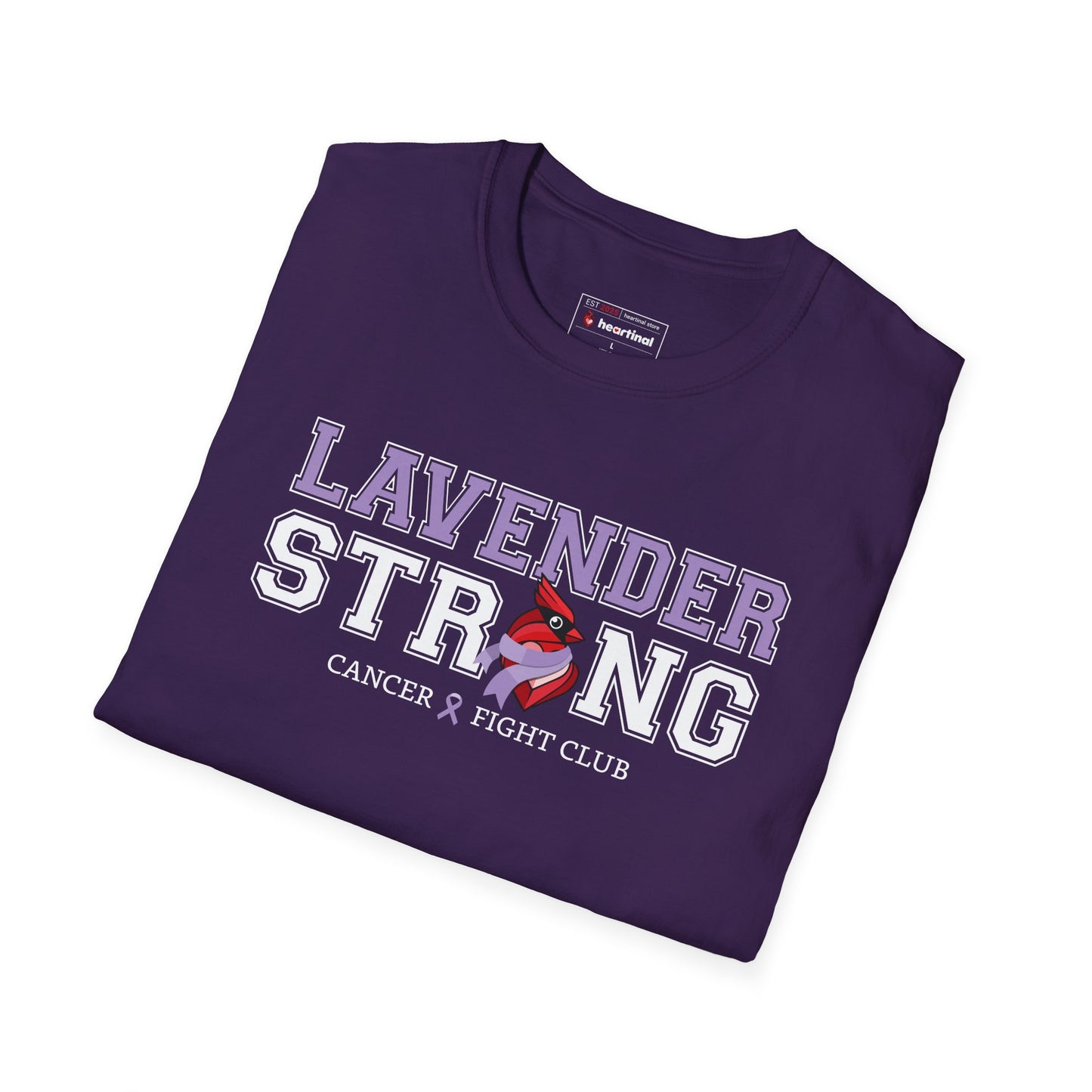 Lavender Strong T‑Shirt – Cancer Fight Club Awareness Tee
