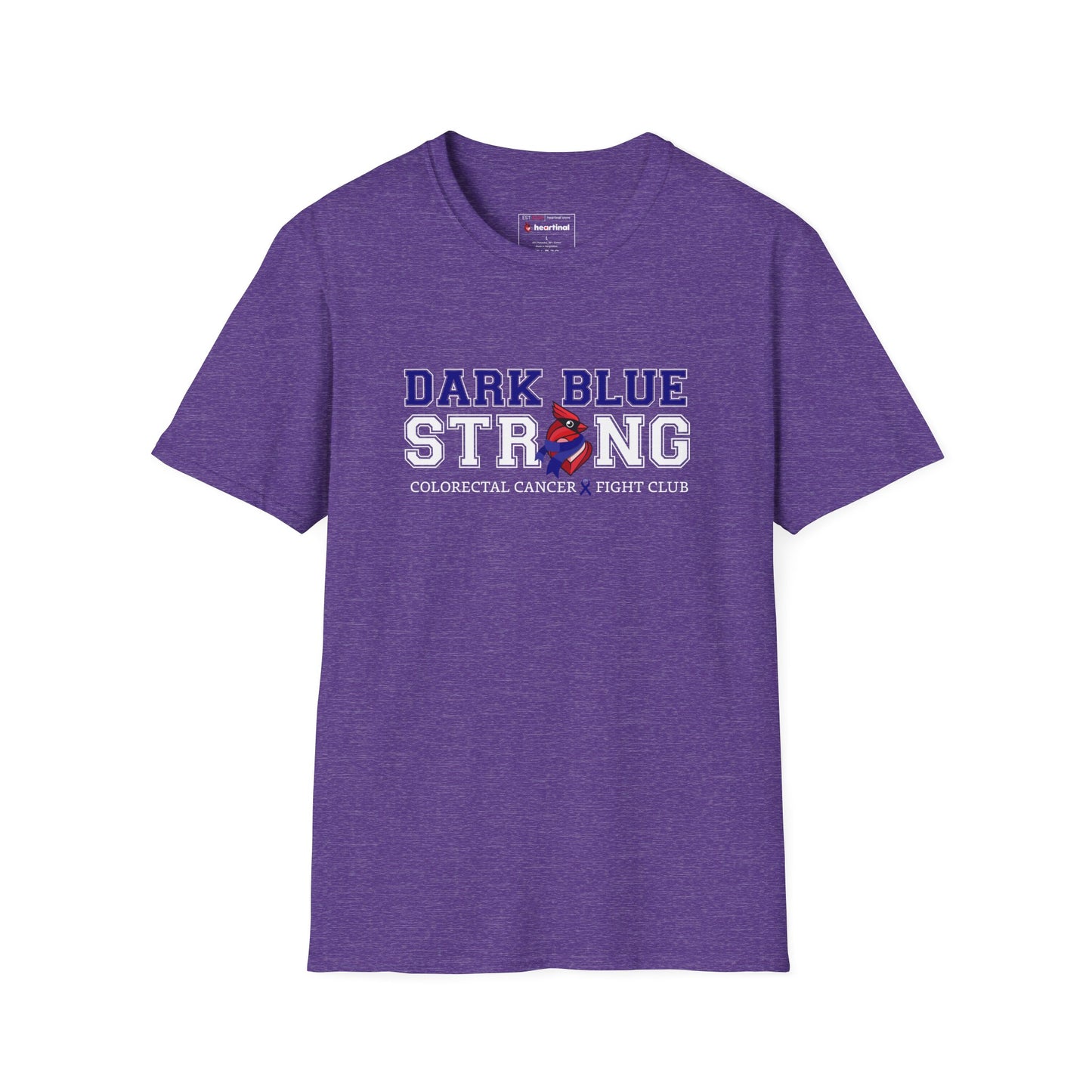 Dark Blue Strong T-Shirt — Colorectal Cancer Awareness Support Tee