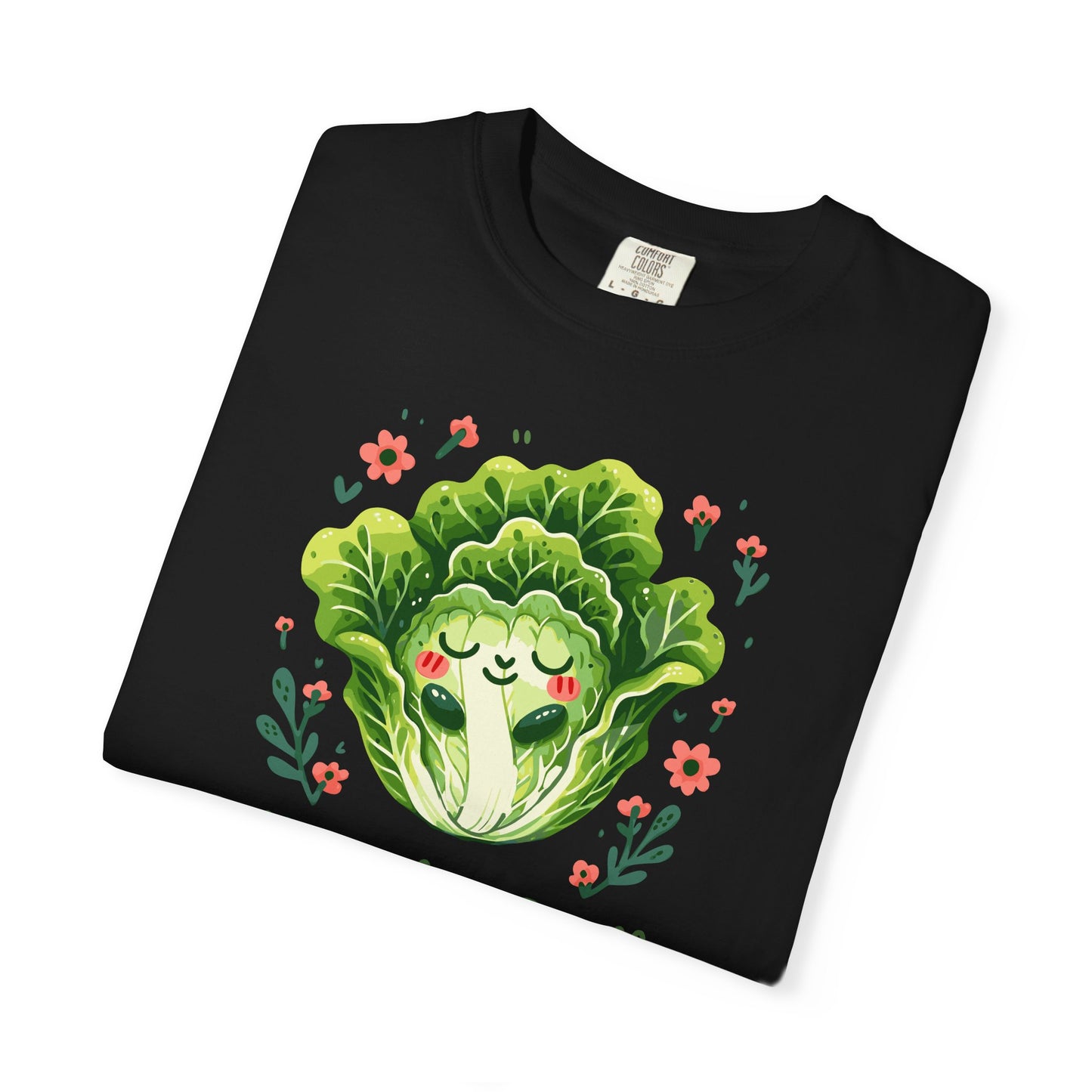 Lettuce Sleep Quietly T-Shirt — Cute Sleeping Lettuce Graphic Tee