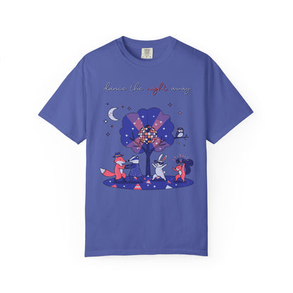 Dance the Night Away T-Shirt — Night Forest Animals Graphic Tee