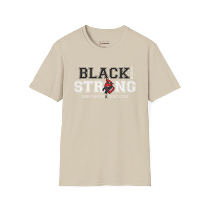 Black Ribbon Strong T-Shirt — Skin Cancer Fight Club Awareness Tee