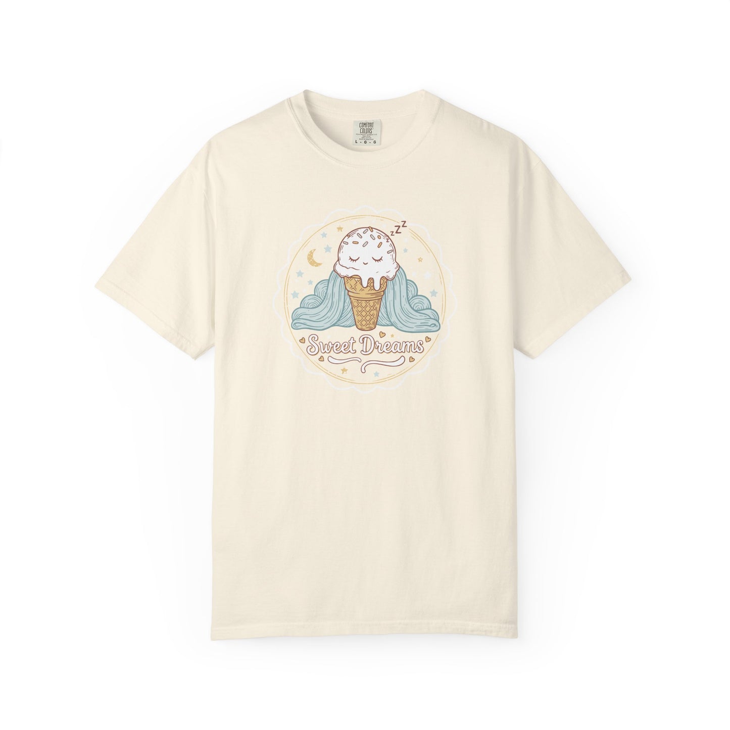 Sweet Dreams Ice Cream T-Shirt — Cute Pastel Dessert Graphic Tee