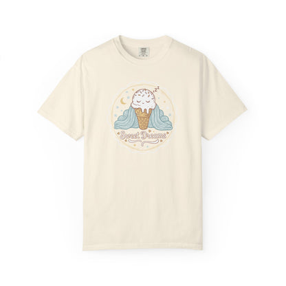 Sweet Dreams Ice Cream T-Shirt — Cute Pastel Dessert Graphic Tee