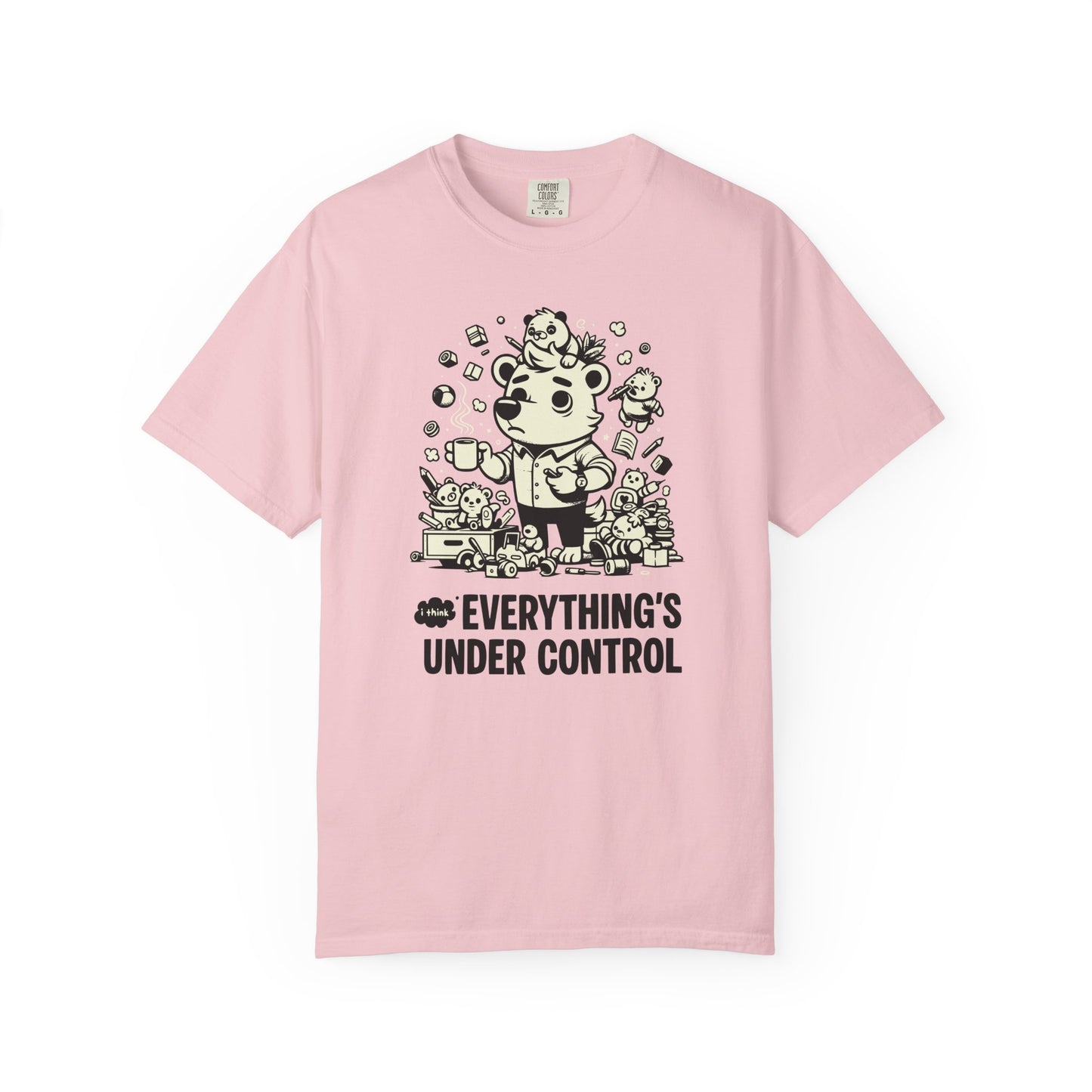 "Everything’s Under Control... I Think" T-Shirt — Cute Chaos Cartoon Tee