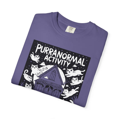 "Purranormal Activity" Cat T-Shirt — Spooky Paranormal Cat Lovers Graphic Tee
