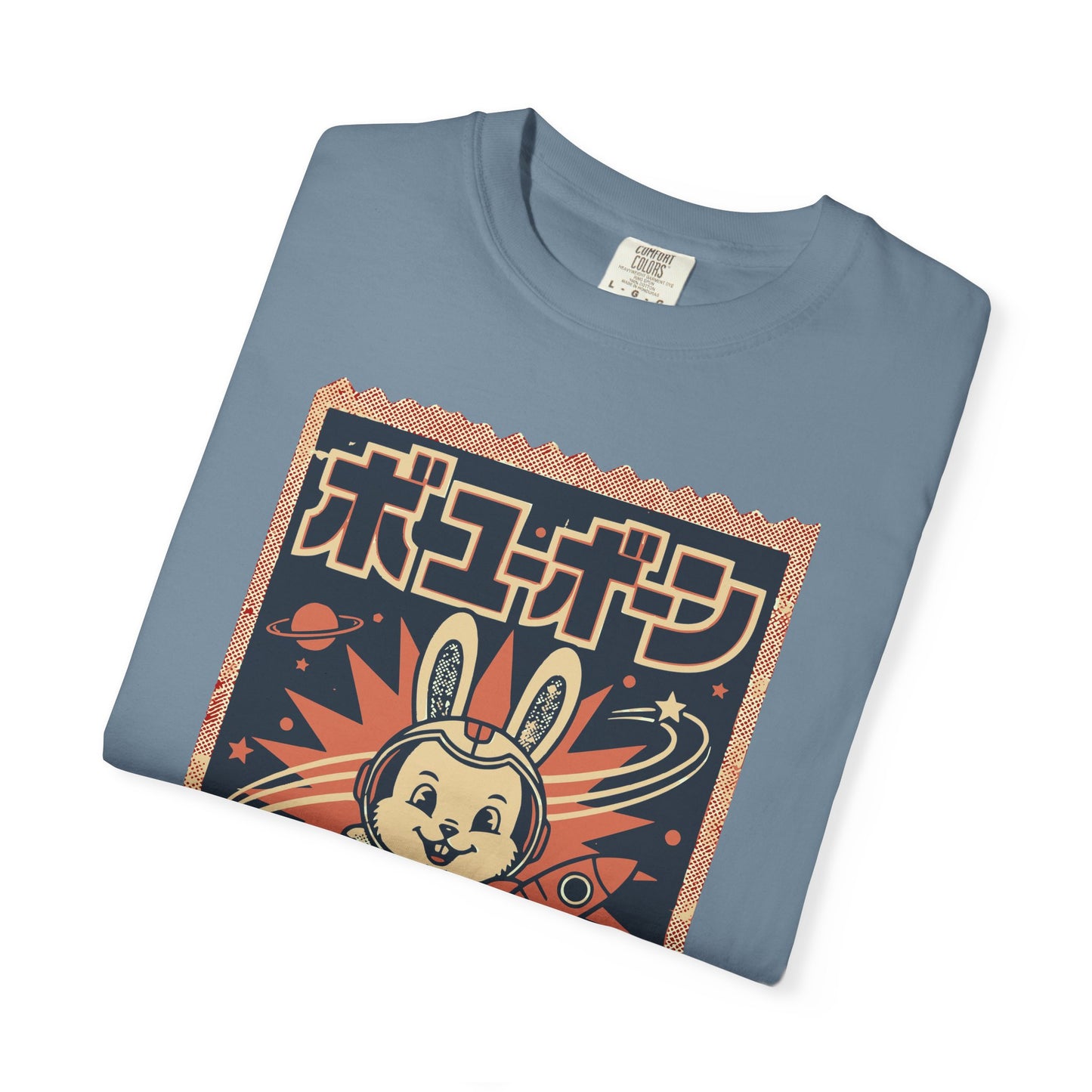 Space Rabbit T-Shirt — Retro Japanese Candy Graphic Tee