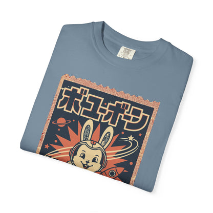 Space Rabbit T-Shirt — Retro Japanese Candy Graphic Tee