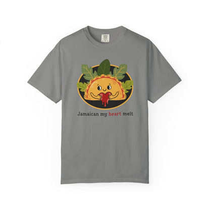 "Jamaican My Heart Melt" T-Shirt — Cute Patty Character Tee