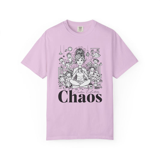"Calm Under Chaos" T-Shirt — Mom Life Chaos Graphic Tee