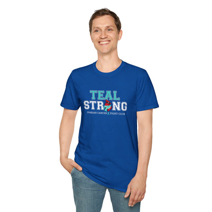 Teal Strong T-Shirt — Ovarian Cancer Awareness Support Tee