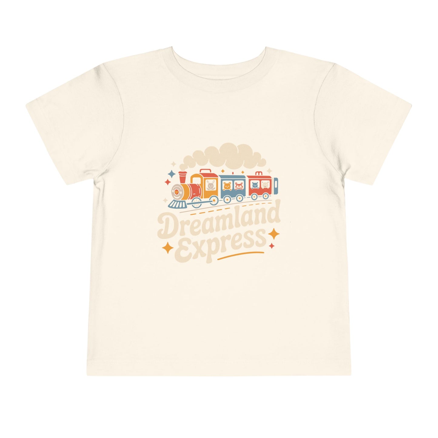 "Dreamland Express" Toddler Tee — Cute Train Kids Graphic T-Shirt