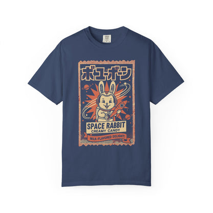 Space Rabbit T-Shirt — Retro Japanese Candy Graphic Tee